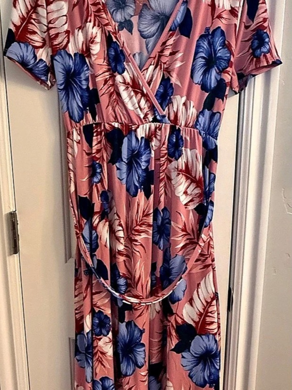 Pink Blush, nursing midi dress